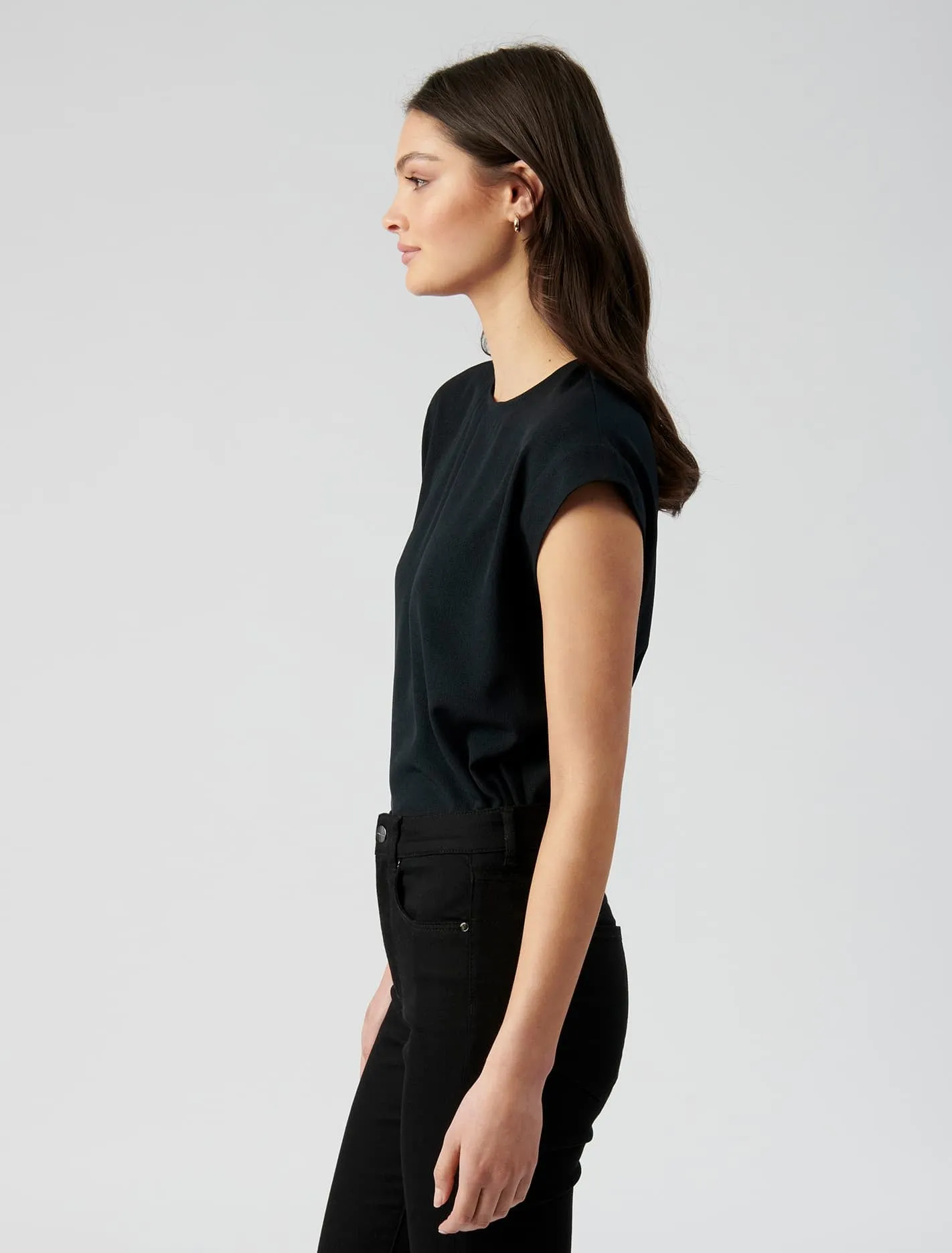 Ella Extended Shoulder T-shirt